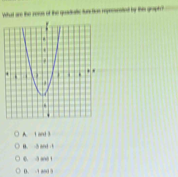 A. 1 and 3
B. =3 and =1
0、 . and .