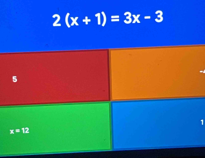 2(x+1)=3x-3
1