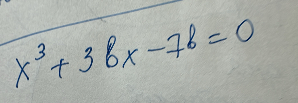 x^3+3bx-7b=0