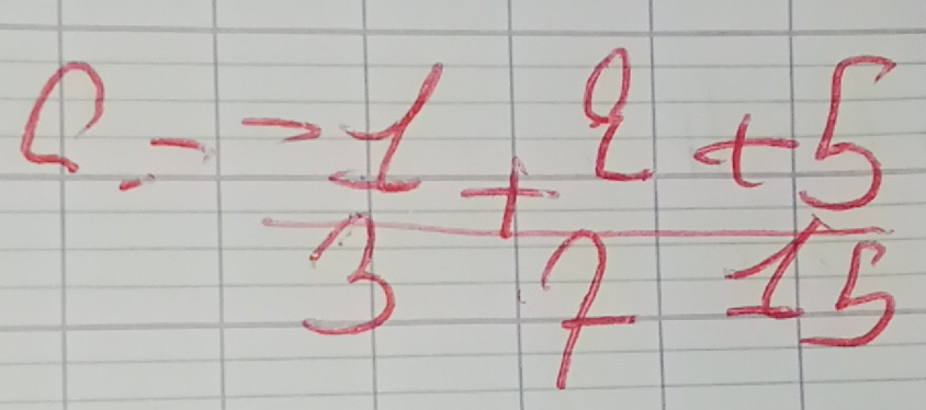 beginarrayr a b 1/3 + 2/7 + 9/2 + 5/2 7 1/2 endarray