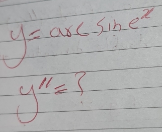 y=arcsin e^x
y'prime = S