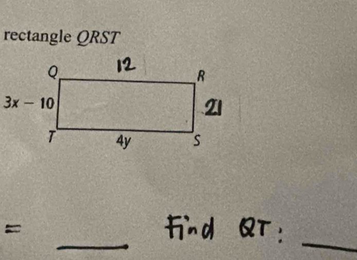 rectangle QRST
_
_
=