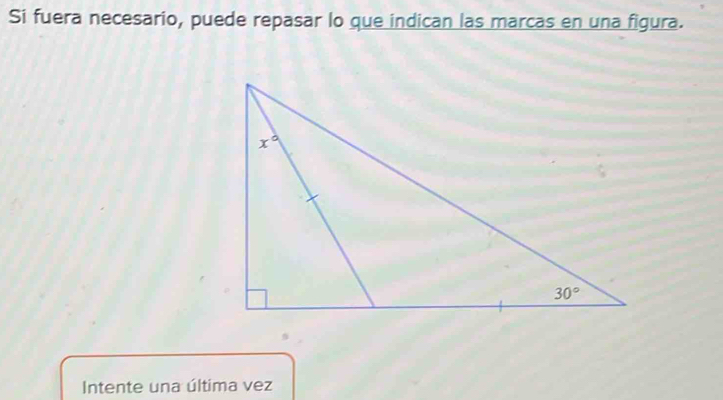 Si fuera necesario, puede repasar lo que indican las marcas en una figura.
Intente una última vez