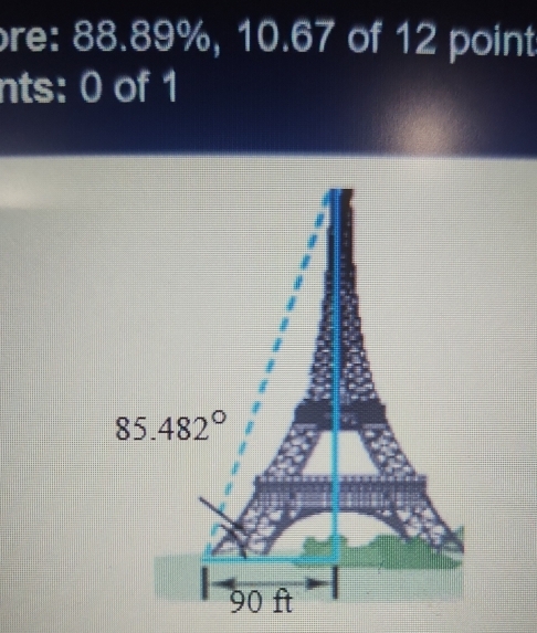 re: 88.89%, 10.67 of 12 point
nts: 0 of 1