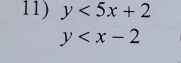 y<5x+2
y