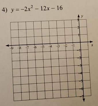 y=-2x^2-12x-16