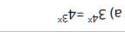 3^(4^x)=4^(3^x)