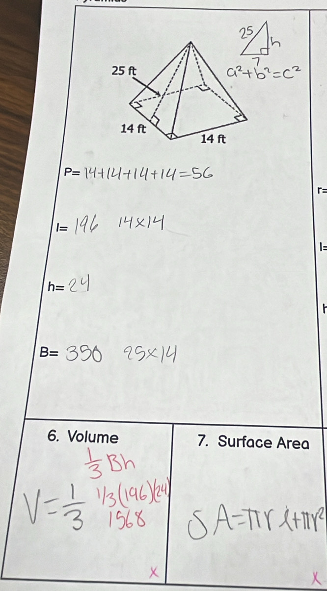 P=
I=
h=

B=
6. Volume 7. Surface Area