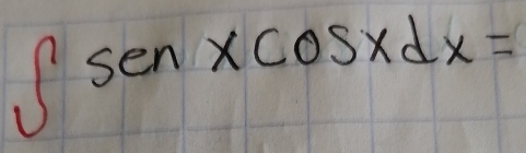 ∈t sen xcos xdx=