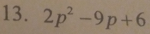 2p^2-9p+6