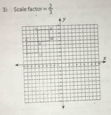 Scale factor = 2/3 