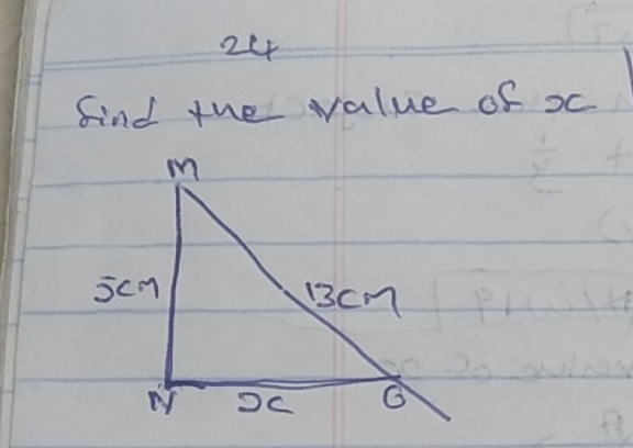 find the value of x