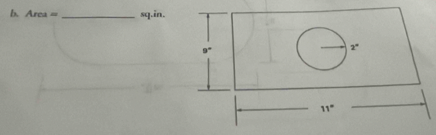 Area = _sq.in.