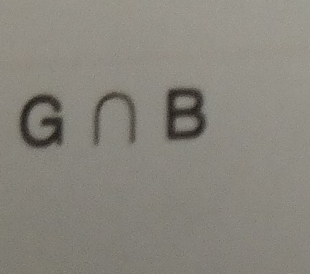 G∩ B