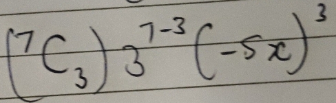 (^7C_3)3^(7-3)(-5x)^3