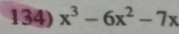 x^3-6x^2-7x