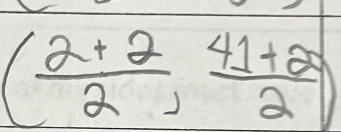 ( (2+2)/2 , (41+2)/2 )