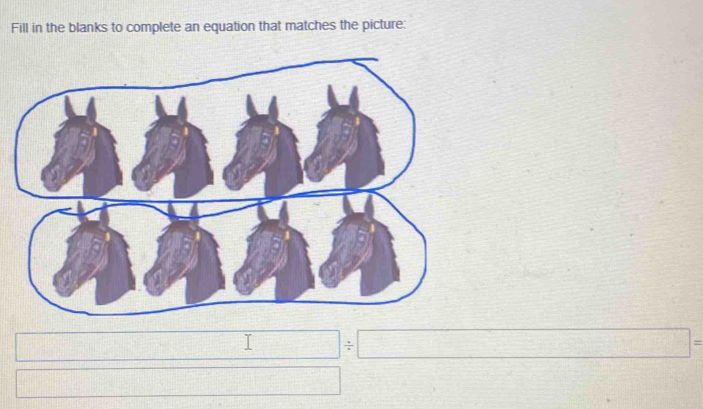 Fill in the blanks to complete an equation that matches the picture:
□ frac x^1/31+□  □