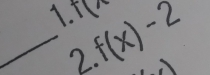 f(x
_ f(x)-2
2.